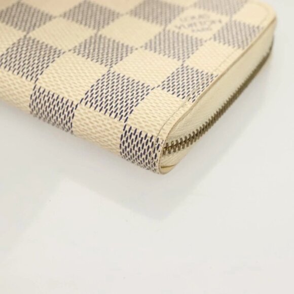 LOUIS VUITTON Damier Azur Zippy Coin Purse N60138 LV Auth 129059 - Picture 4 of 16